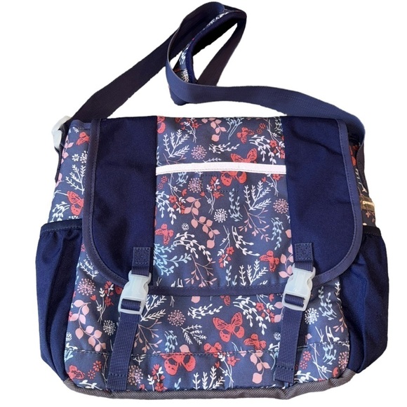 Garnet Hill Eco Crossbody Messenger Bag - Picture 1 of 14